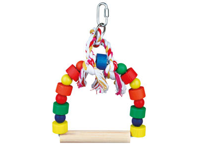 Buegynge af træklodser 13,5 x 19 cm