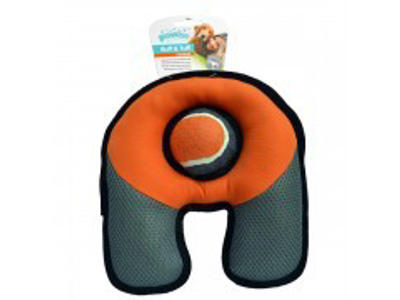 Tugger med tennisbold Ruff&Tuff 20cm