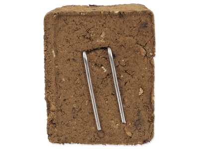 Nature land mineralsten med blomster 100g