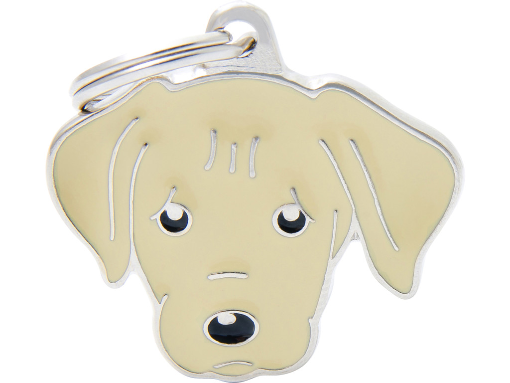 MY FAMILY YELLOW LABRADOR 3,5 X 2,5 CM