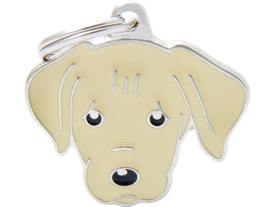 MY FAMILY YELLOW LABRADOR 3,5 X 2,5 CM