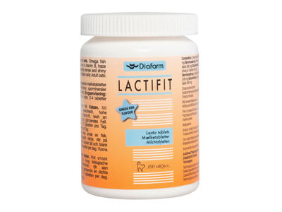 DIAFARM LACTIFIT 100 MÆLKETABLETTER TIL KAT