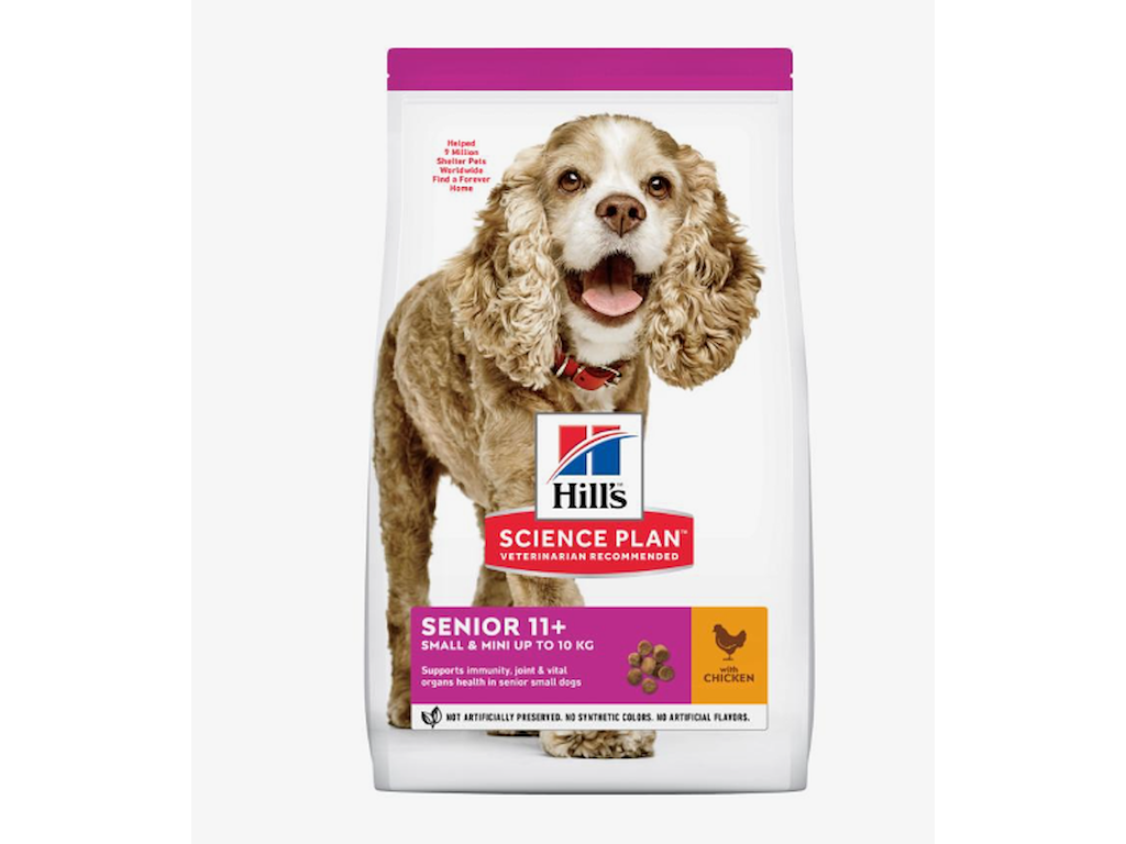 Hill’s Science Plan Senior Small & Mini 11+ Kylling 1,5 kg – Tørfoder til ældre små hunde