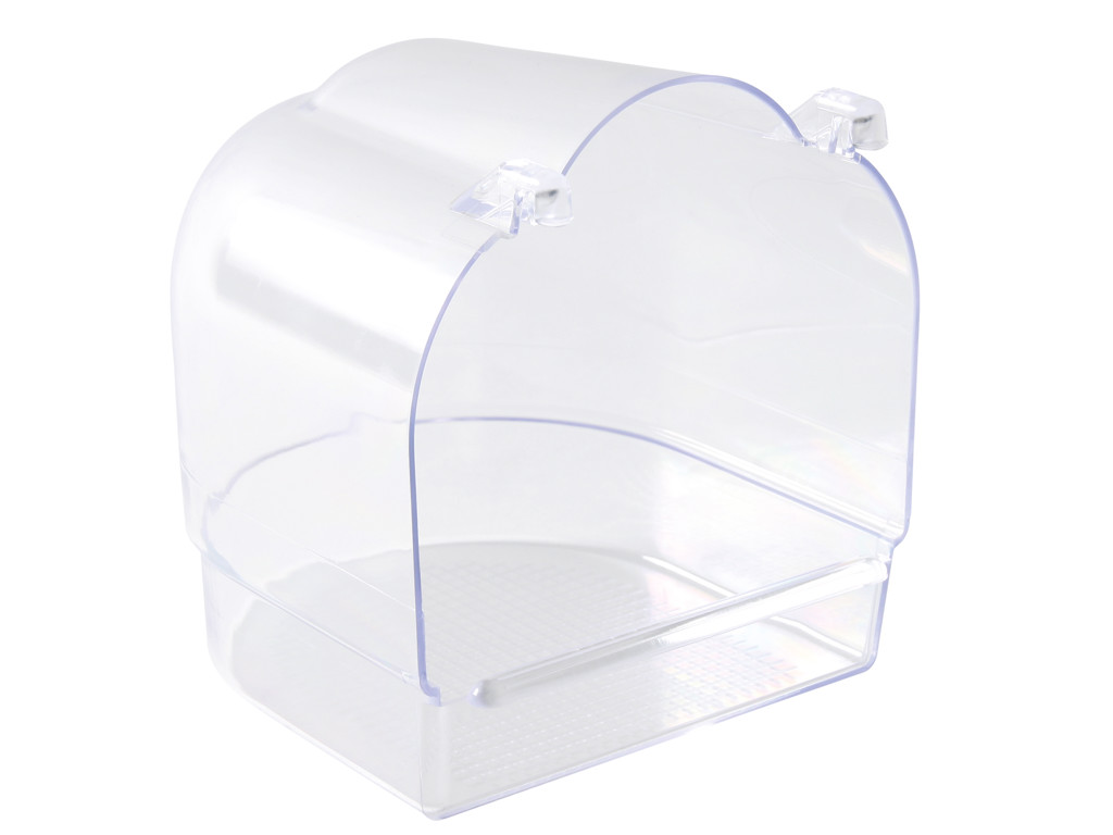 Badekar kantet transparent