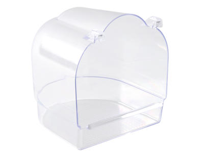 Badekar kantet transparent