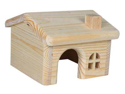 Træhus,hamster/mus 15x11x15