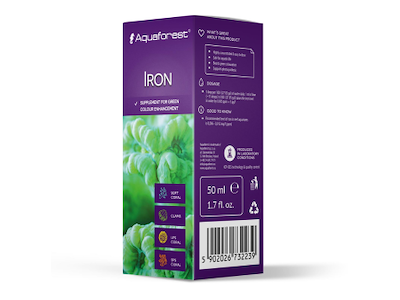 Aquaforest Iron 50 ml – Jerntilskud til SPS Koraller og Revakvarier