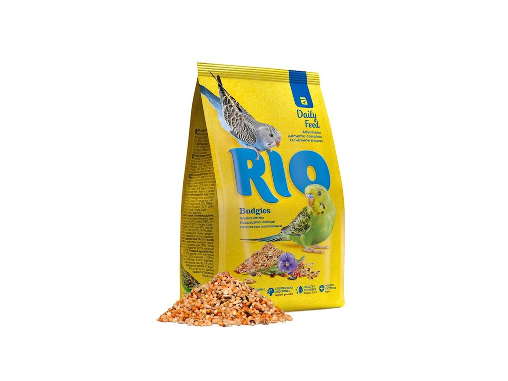 RIO Undulatfoder – Komplet Fuldfoder 1 kg