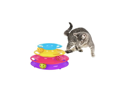 Flamingo Bagera Tårn – Aktivitetslegetøj til Kat 24 x 13 cm