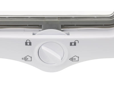 4-vejs Kattedør, 20 x 22 cm, hvid