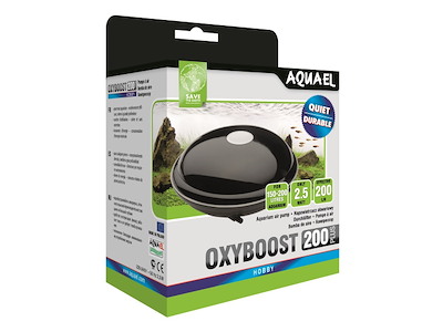 Aquael Oxyboostap-200 Plus Luftpumpe – Til Store Akvarier