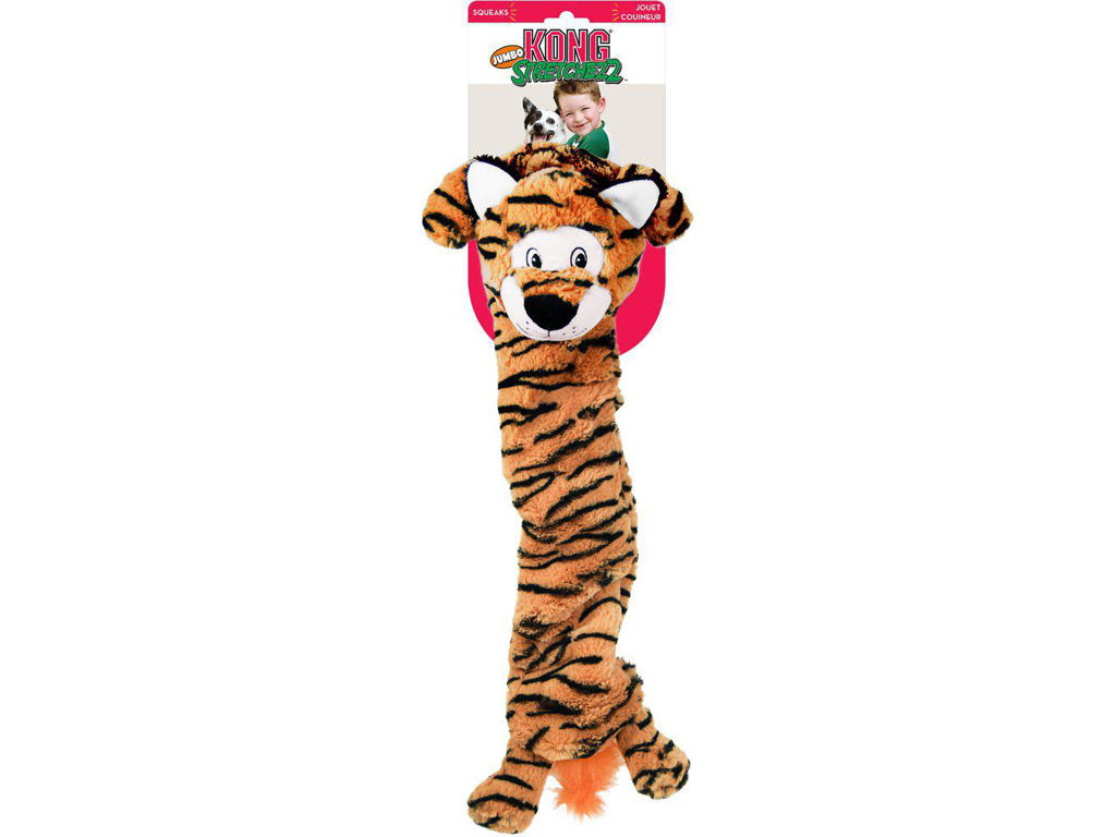 KONG STRECHEZZ JUMBO TIGER XL 10x30x58CM
