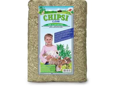 Chipsi clean hampstrøelse 3kg