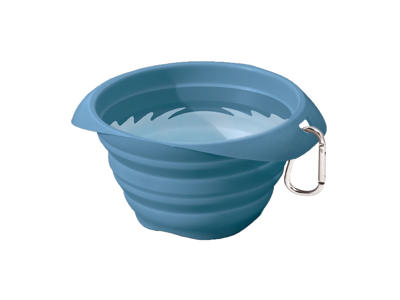 Kurgo fold-ud skål blå