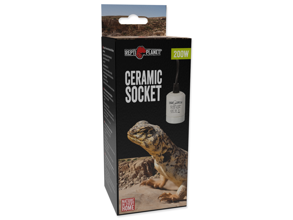 Keramisk lampeholder 200W