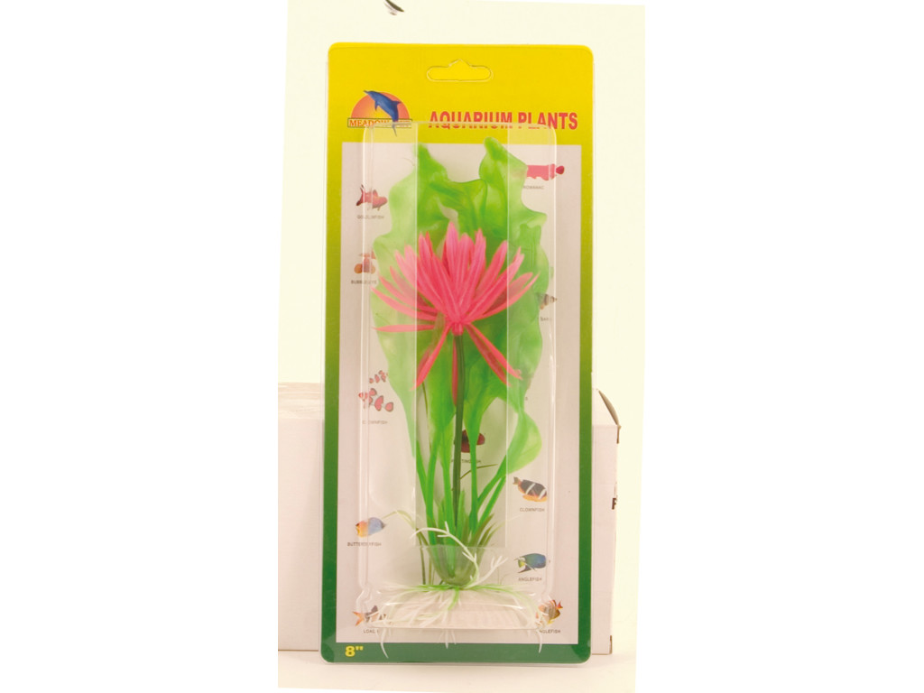 PLASTPLANTE 8"Plante med blomst 20cm