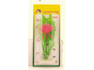 PLASTPLANTE 8"Plante med blomst 20cm