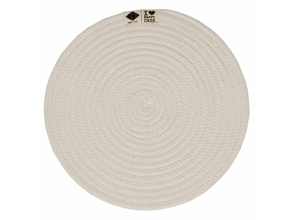 D&D CAT Dækkeserviet JILL Ø30 cm. Beige