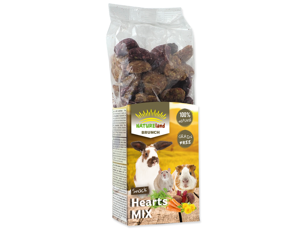 Nature land brunch kornfri hjertemix 150g
