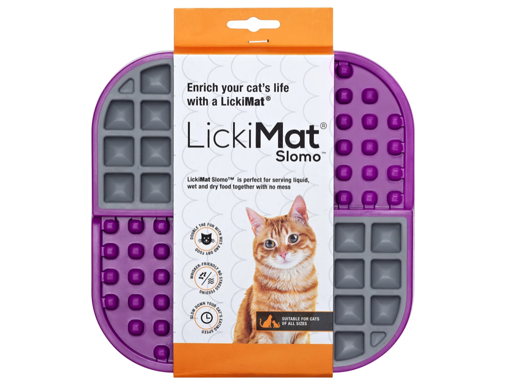 LickiMat Slomo cat lilla