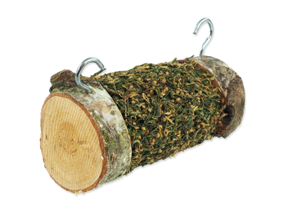 Natur Land NIBBLE Træurterulle 120 g – Aktivitets- & Tandplejesnack til Kaniner og Gnavere