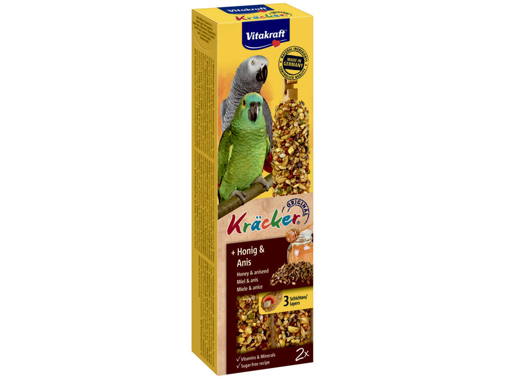 Kräcker Honning Gråpapegøje