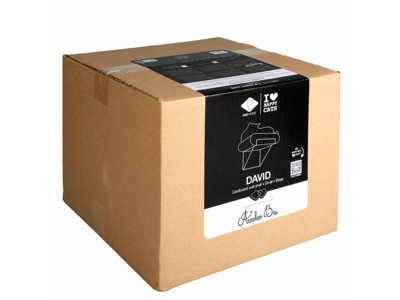 D&D CAT -DAVID L Vægmodul 60x29x24 cm. Sort/Brun