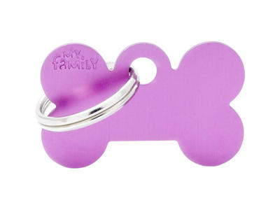 MY FAMILY PURPLE SMALL BONE 2,5 X 1 CM