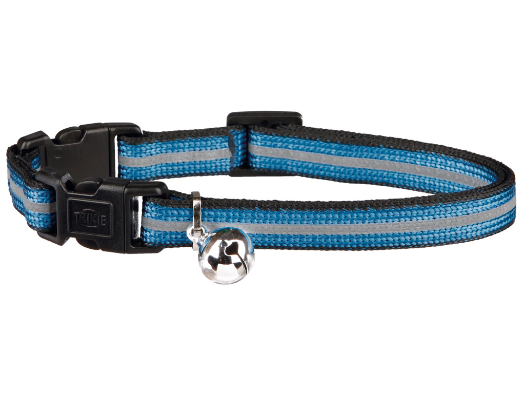 Cat collar with double-buckle, reflective