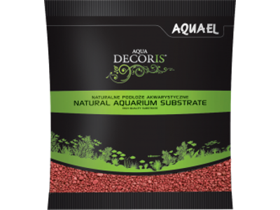 Decorius kvartsgrus 2-4mm 1 kg Rød