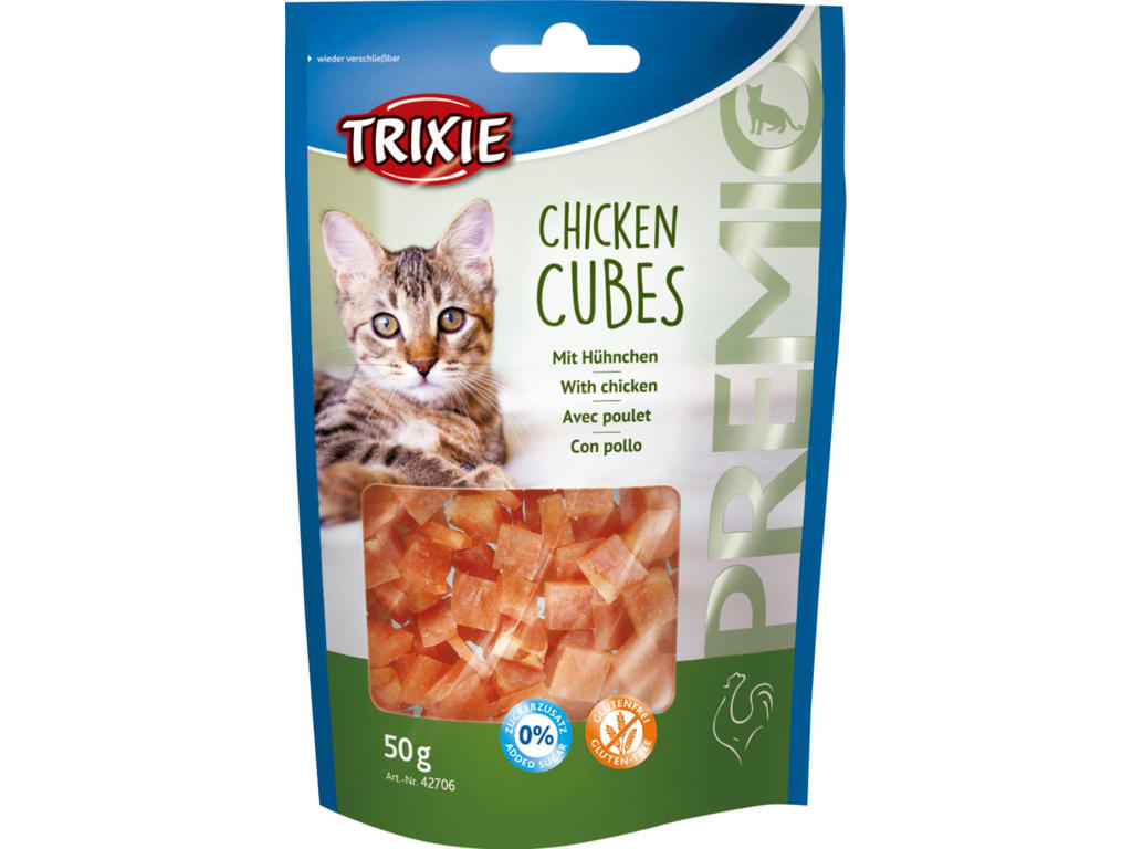 Premio Cubes Chicken 50g