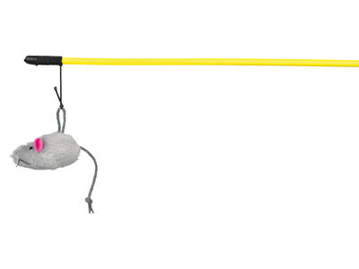 Fiskestang med pelsmus 50cm