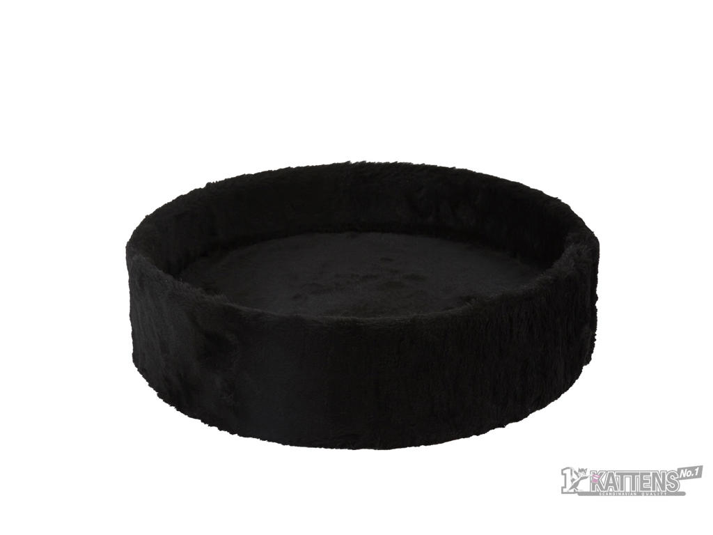 KATTENS NO. 1. RUND HYLDE M/ KANT SORT Ø 56 CM