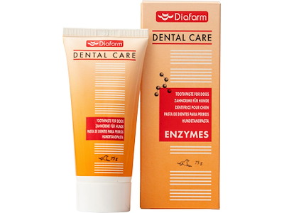 Diafarm Dental Care Hundetandpasta med Enzymer – 75 g
