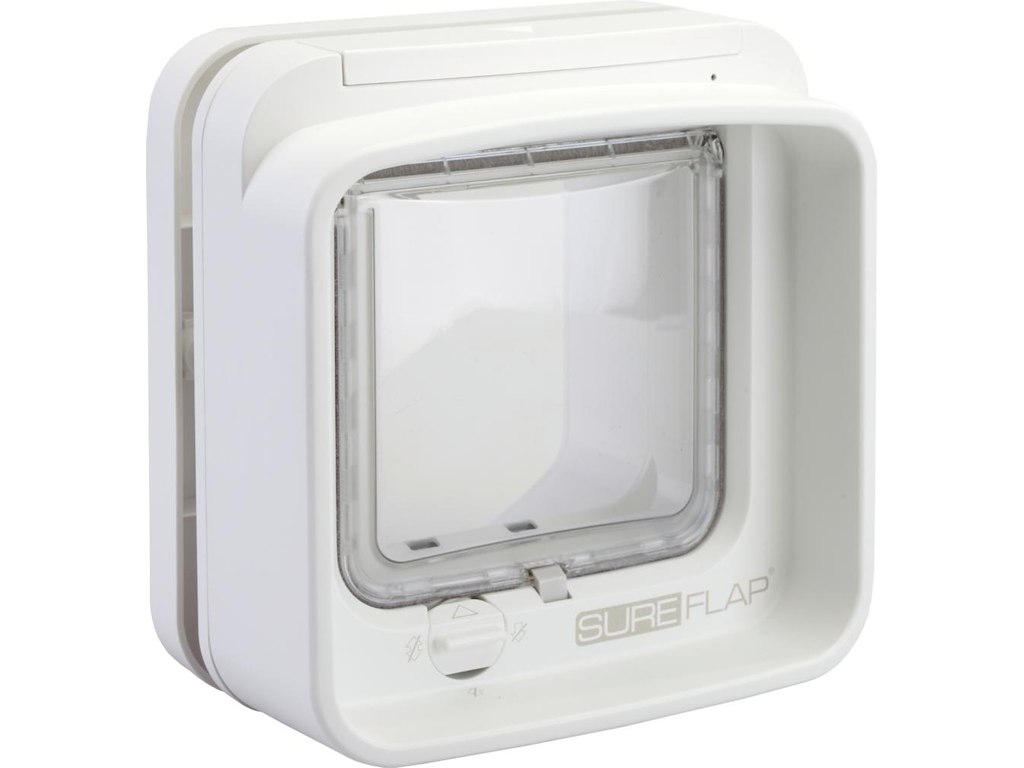 SureFlap DualScan Microchip Cat Flap – Mikrochip Kattelem med Scanner på Begge Sider