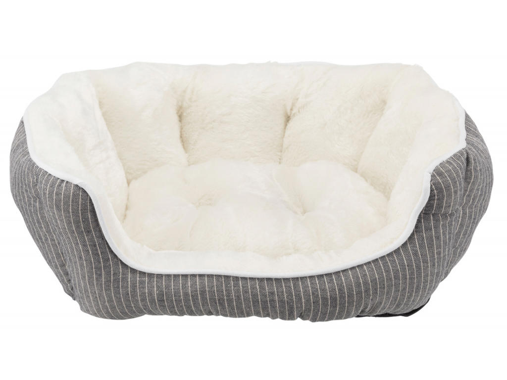 Davin seng, 50 × 40 cm, grå/creme