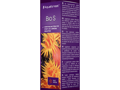 Bio S – Bakteriekultur til reduktion af ammoniak, nitrit og nitrat i akvarier