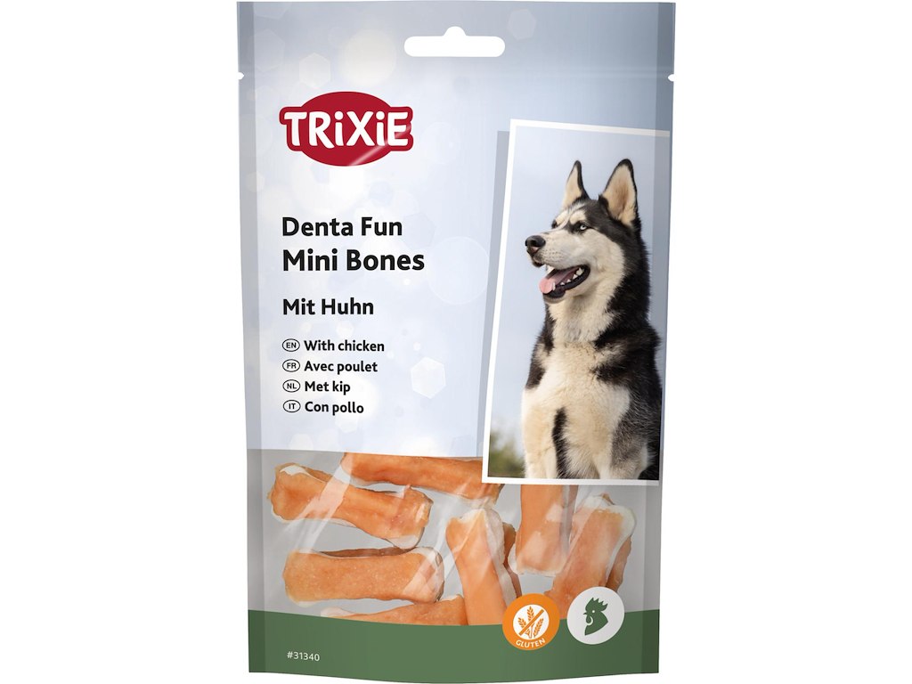 Denta Fun Tyggeben med Kylling 5 cm – 8 stk / 120 g