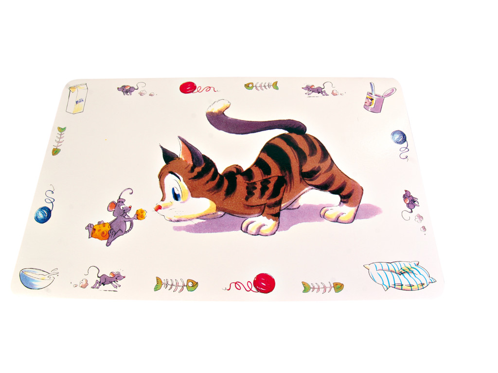 Skåleunderlag Comic Cat 44x2