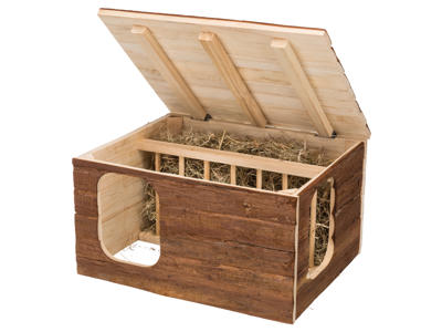 Natural Living Hilke, med hay manger, 40 x 23 x 32 cm