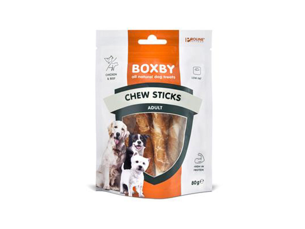 Boxby chewsticks m/kylling 80 g.