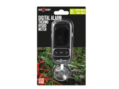 Repti Planet Termometer & Hygrometer m. Alarm – Indendørs brug