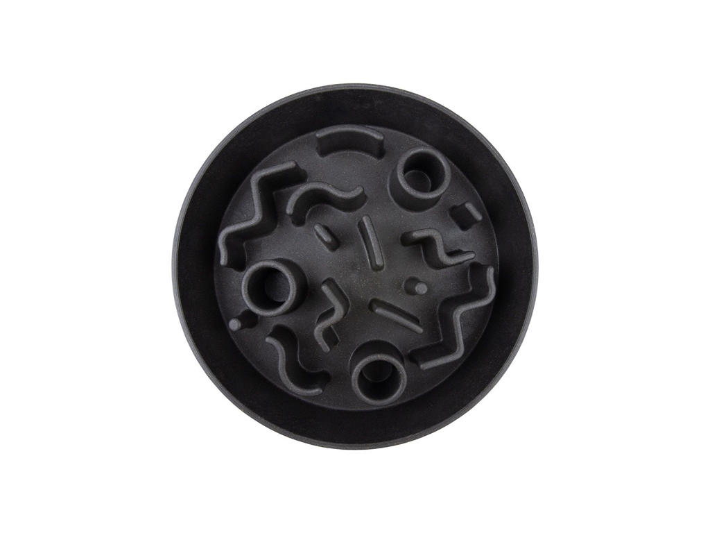 District 70 bamboo slow feeder dark grey L