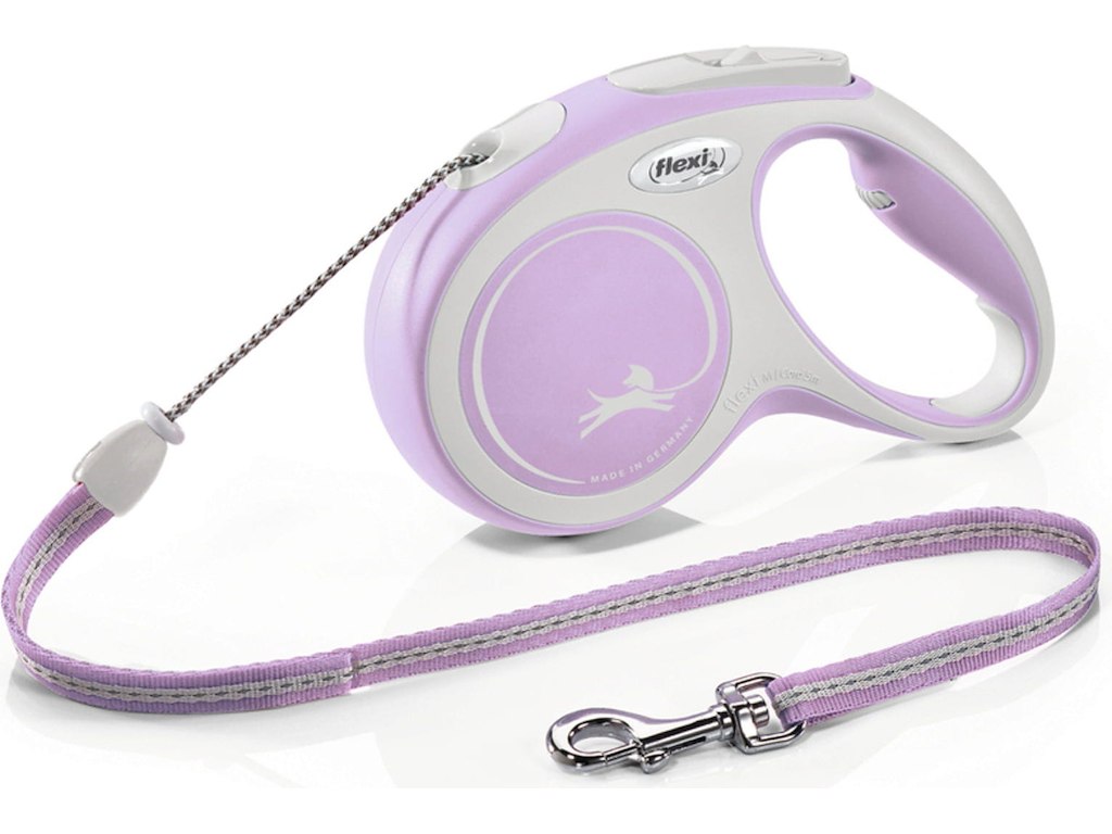 Flexi Comfort M 5 m Lys Lilla Hundesnor