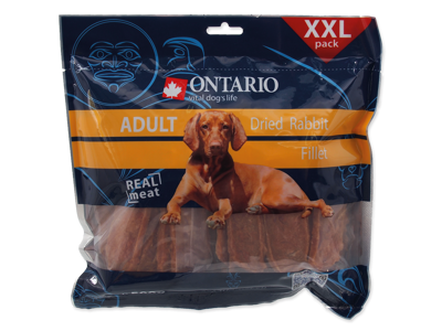 ONTARIO Snack Tør kaninfilet 500g