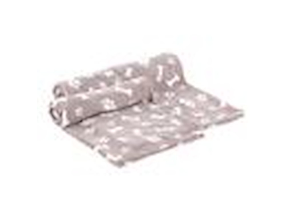 Fleecetæppe Zuma Beige 100 x 150 cm – Blødt Tæppe til Hund og Kat