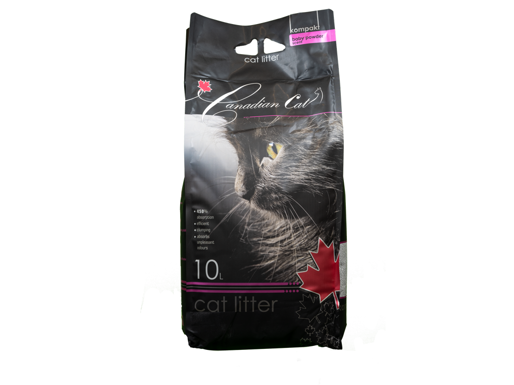 Canadian Cat litter kattegrus babypudder 10L
