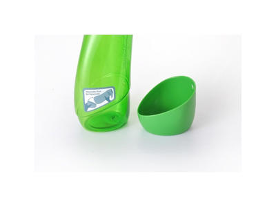 Kurgo gourd H2O 2i1 flaske grøn