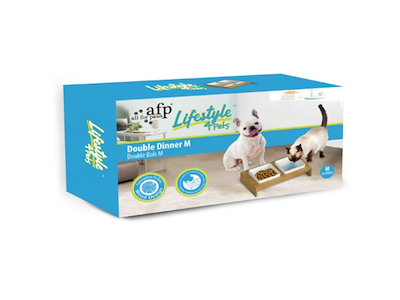 "LIFESTYLE4PETS" DOBBELT MADSKÅL 2x400ml 