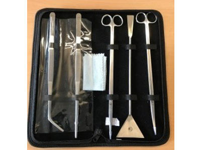 Aqua Scraping Kit 20 cm – 5 dele – Akvarieværktøj til rengøring og vedligeholdelse